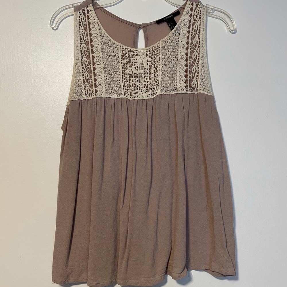 ☀️Knitted neckline tank top